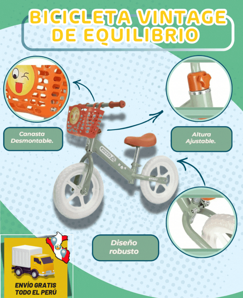 Bicicleta de equilibrio vintage