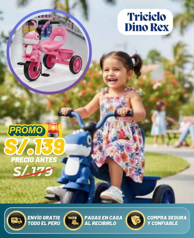 Triciclo Dino Rex